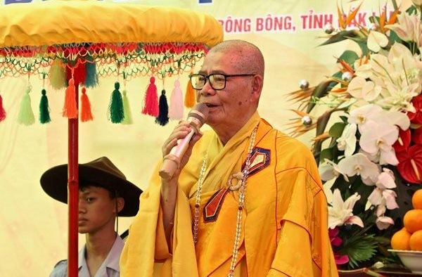 Hòa thượng Thích Châu Quang ban đạo từ