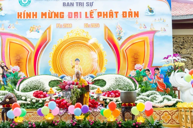 Hòa thượng Thích Huệ Minh đọc Diễn văn Phật đản Phật lịch 2568