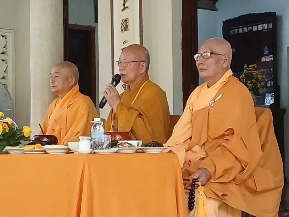 Hòa thượng Thích Tịnh Diệu ban đạo từ