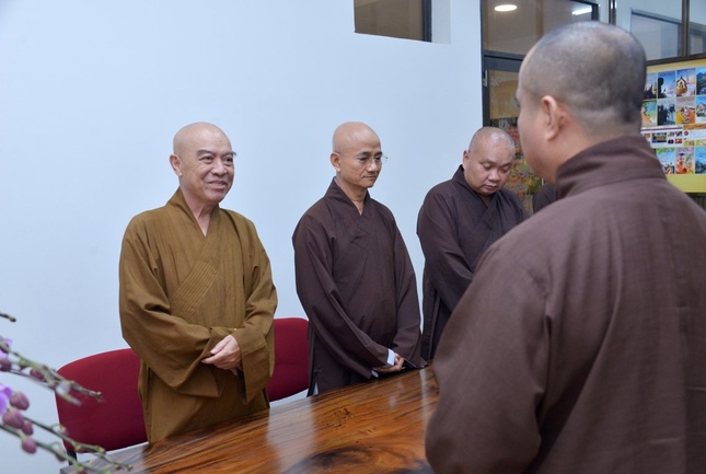 Hòa thượng Thích Nhựt Hỷ chúc mừng Báo Giác Ngộ nhân kỷ niệm 99 năm Ngày Báo chí Việt Nam 21-6