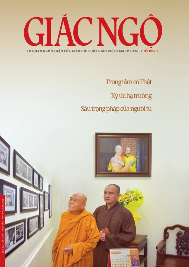 Bìa Báo Giác Ngộ số 1258 - Ảnh: Quảng Đạo