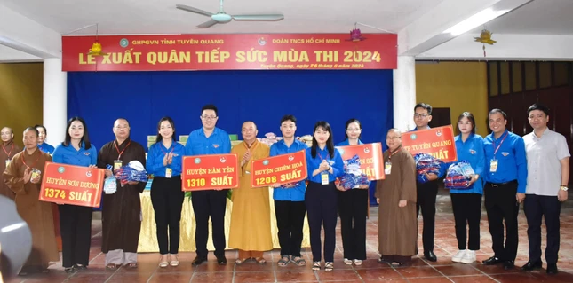Ban Trị sự GHPGVN tỉnh Tuyên Quang phối hợp với Tỉnh đoàn triển khai chương trình tiếp sức mùa thi