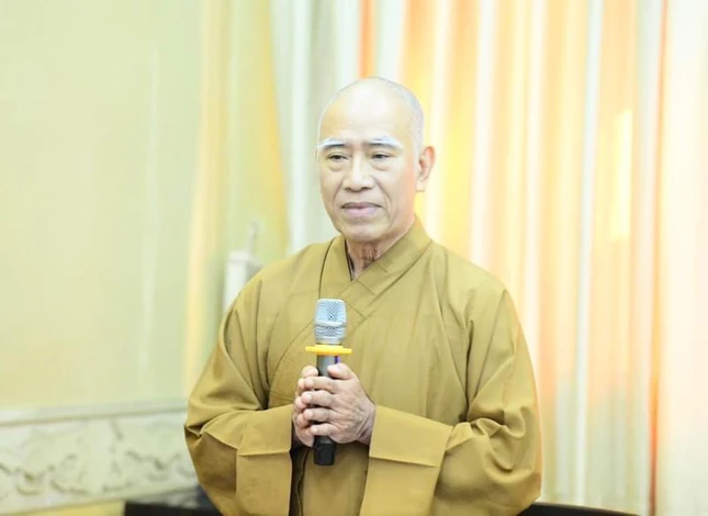 Hòa thượng Thích Tâm Đức phát biểu khai mạc