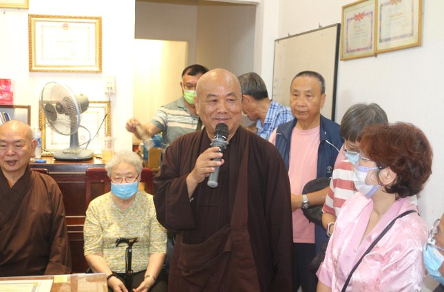 Hòa thượng Thích Chơn Tịnh phát biểu Hòa thượng Thích Chơn Tịnh phát biểu