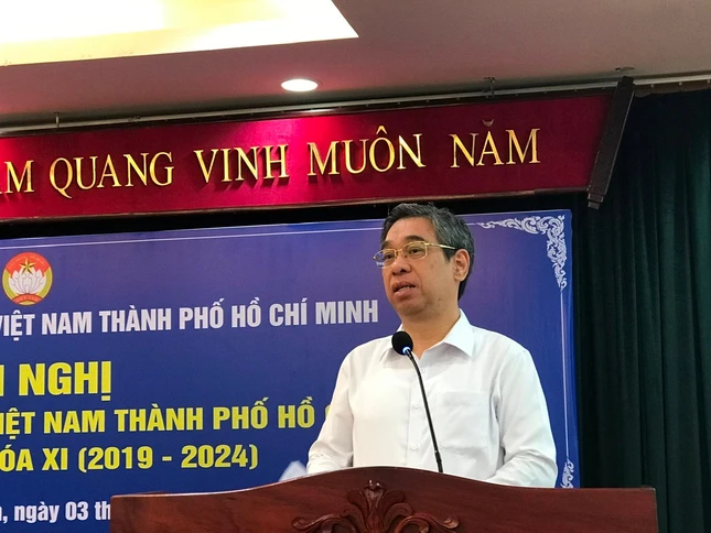 Ông Nguyễn Phước Lộc phát biểu nhận nhiệm vụ