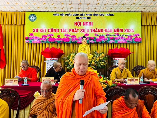 Thượng tọa Lý Đức phát biểu khai mạc