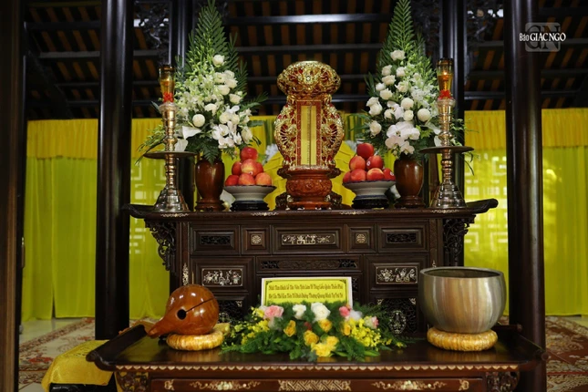 Giác linh đường Hòa thượng Thích Huệ Trí tại tổ đình Kim Tiên