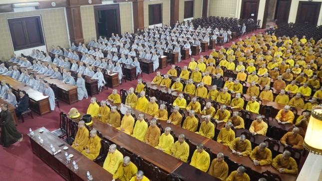 Tăng Ni sinh Học viện Phật giáo VN tại Hà Nội tham dự lễ tưởng niệm