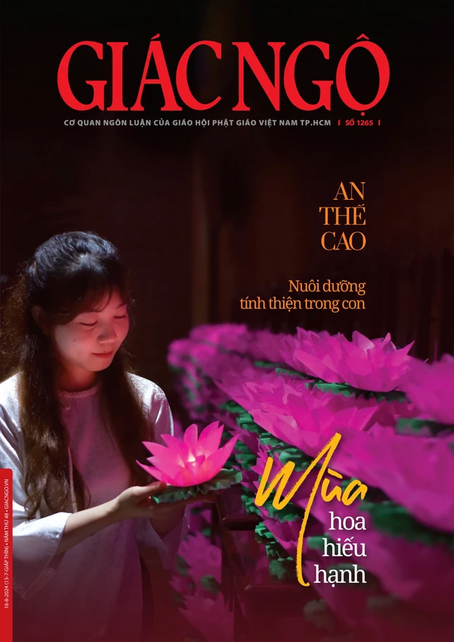 Bìa Báo Giác Ngộ số 1265 - Ảnh: Quảng Đạo