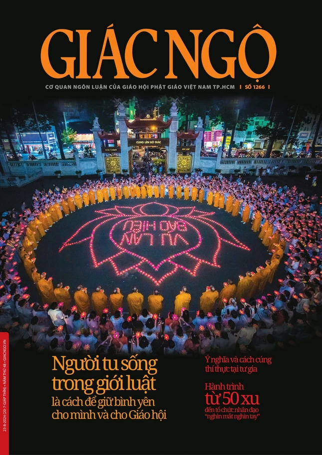 Bìa Báo Giác Ngộ số 1266 - Ảnh: Quảng Đạo