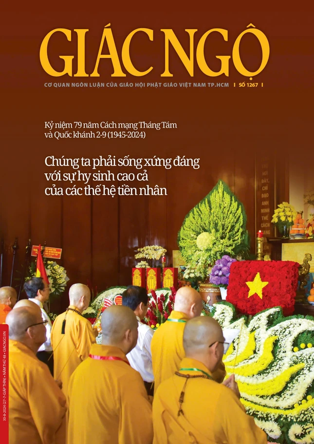 Bìa Báo Giác Ngộ số 1267 - Ảnh: Quảng Đạo