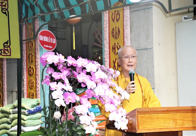 Hòa thượng Thích Chơn Không phát biểu