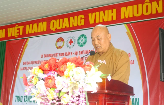 Hòa thượng Thích Chơn Tịnh phát biểu