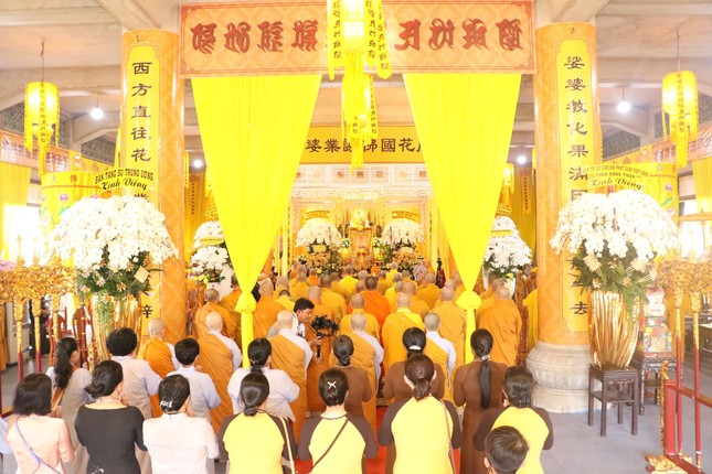 Giác linh đường Hòa thượng Thích Chơn Minh tại chùa Phước Lâm (TP.Sa Đéc, Đồng Tháp)