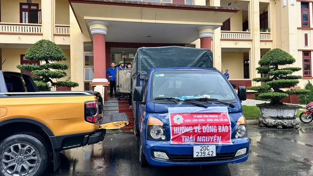 Những chuyến xe chở quà hướng về đồng bào Thái Nguyên