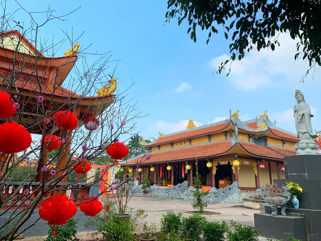 Chùa Giáp Vinh tọa lạc tại xã Lạc Sơn, H.Đô Lương, Nghệ An