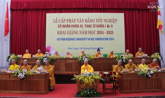 Chư tôn giáo phẩm chứng minh buổi lễ