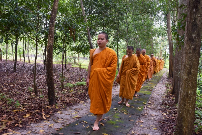 Khóa tu diễn ra trong 3 ngày, từ 27 đến 29-9