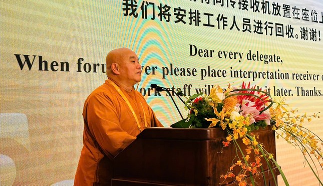 Thượng tọa Thích Giải Hiền, Ủy viên Thường trực Ban Phật giáo Quốc tế T.Ư trong phiên thảo luận Danh sơn và tổ đình đã nhấn mạnh văn hóa Phật giáo ảnh hưởng sâu đậm đối với nền văn hóa Việt Nam, góp phần làm nên xã hội Việt Nam giàu truyền thống và phát triển