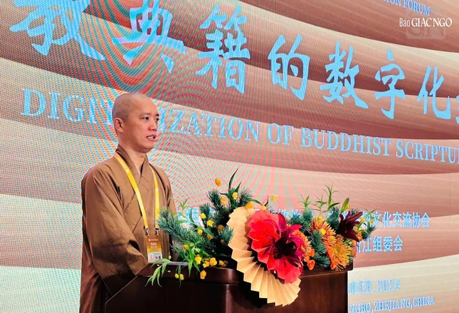 Đại đức Thích Vạn Lợi, Phó Giám đốc Trung tâm Biên phiên dịch Tư liệu Phật giáo đã đề cập đến phương diện hợp tác quốc tế để cải thiện đáng kể nguồn tài liệu giáo dục Phật giáo