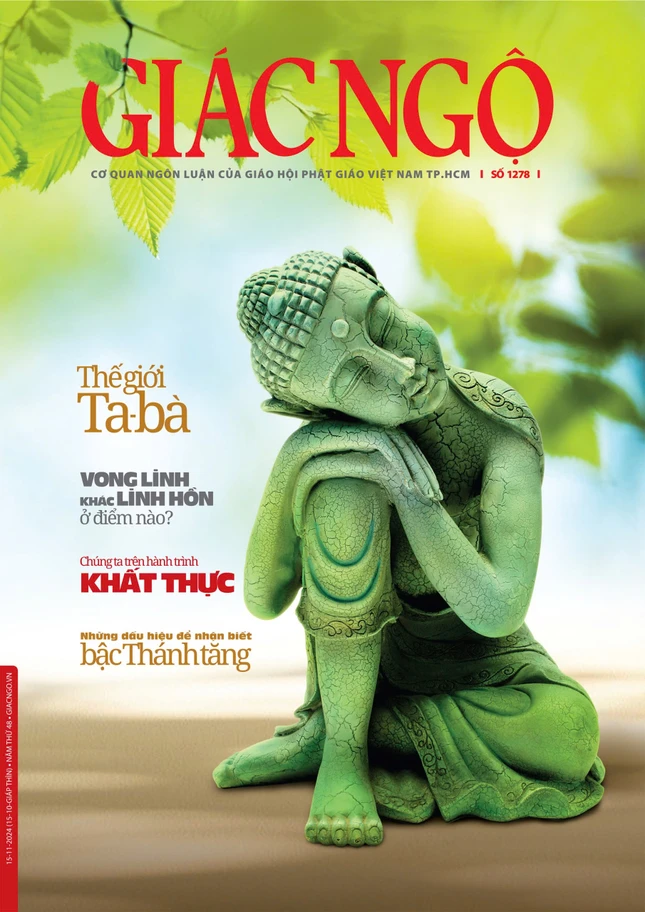 Bìa Báo Giác Ngộ số 1278 - Mỹ thuật: Tống Viết Diễn