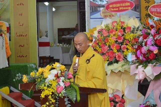 Đại đức Thích Hạnh Viên phát biểu khai mạc
