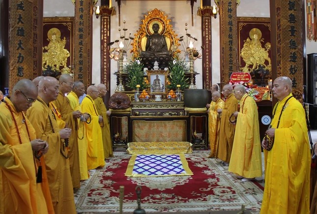 Khóa lễ tưởng niệm được tổ chức tại tổ đình Từ Đàm
