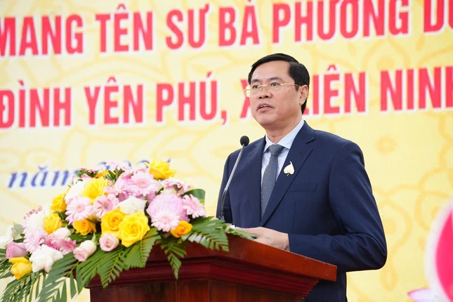 Ông Nguyễn Xuân Phong phát biểu