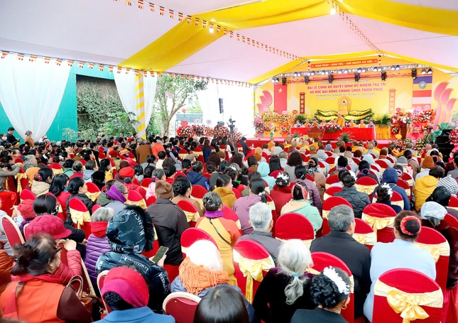 Quang cảnh buổi lễ