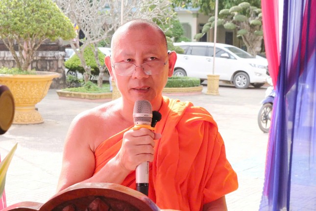 Thượng tọa Thạch Rây phát biểu chào mừng