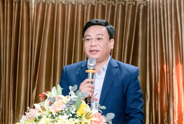 Ông Hồ Việt Anh phát biểu