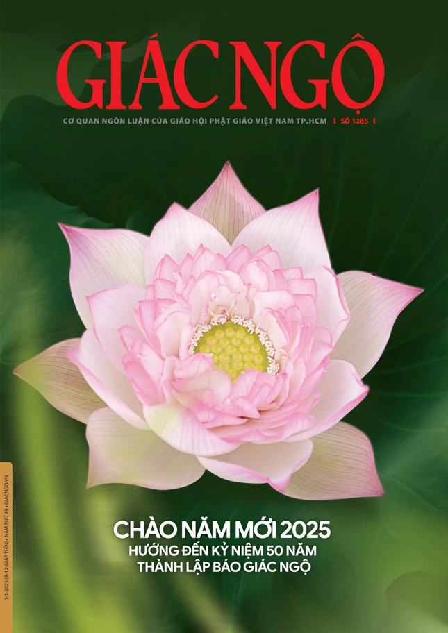 Bìa Báo Giác Ngộ số 1285 - Mỹ thuật: Tống Viết Diễn