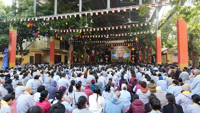 Khóa tu diễn ra trong 2 ngày 6 và 7-1