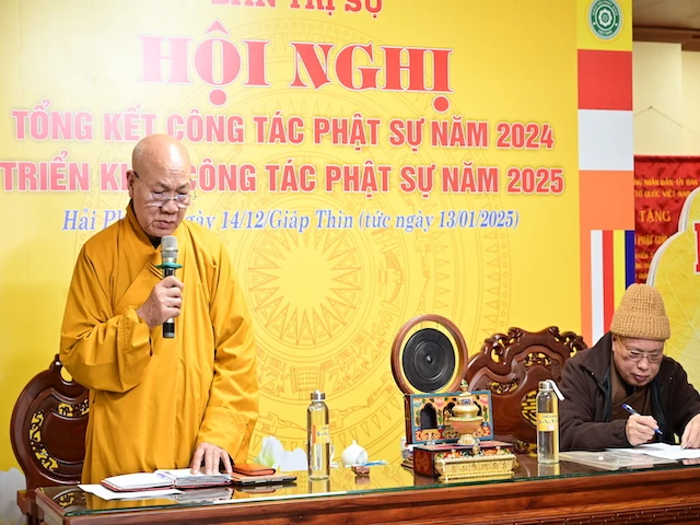 Hòa thượng Thích Quảng Tùng phát biểu khai mạc