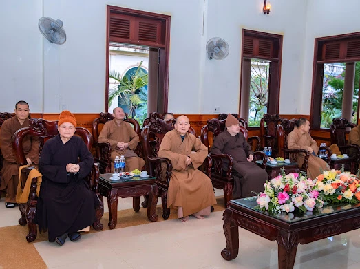 Chư tôn đức Ban Thường trực Ban Trị sự GHPGVN tỉnh Quảng Nam