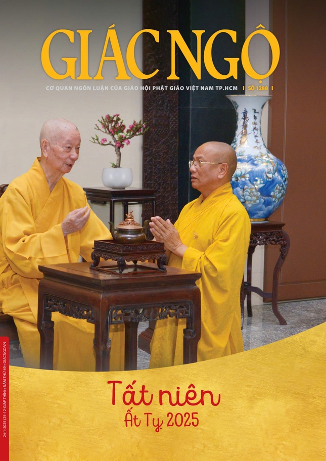 Bìa Báo Giác Ngộ số 1288 - Ảnh: Bảo Toàn; Mỹ thuật: Tống Viết Diễn