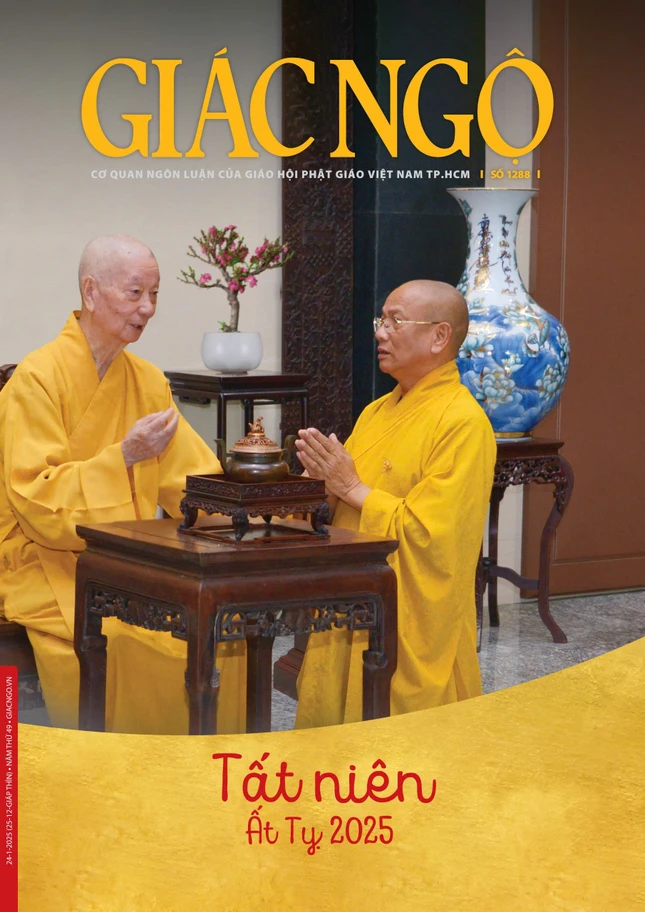 Bìa Báo Giác Ngộ số 1288 - Ảnh: Bảo Toàn; Mỹ thuật: Tống Viết Diễn