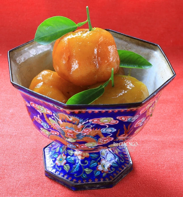Mứt cam sành - Ảnh: Hoàng Thụy Mứt cam sành - Ảnh: Hoàng Thụy
