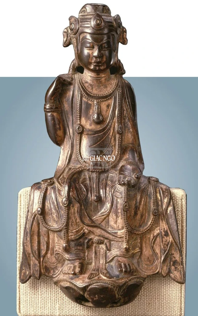 Tượng Di Lặc thời Bắc Chu (777-581), Brooklyn - New York