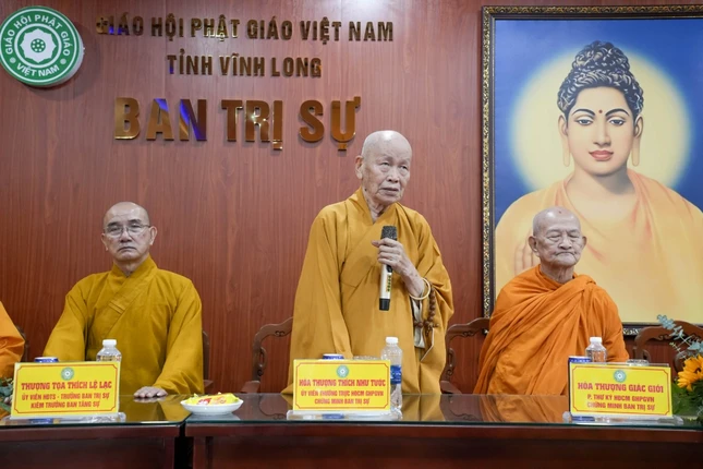 Trưởng lão Hòa thượng Thích Như Tước ban đạo từ