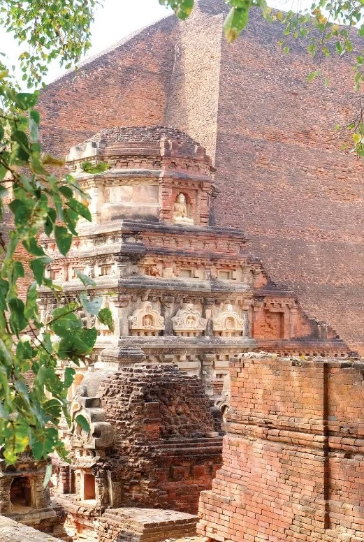Tàn tích Đại học Nalanda, nơi ngài Huyền Trang thọ học với các bậc danh sư - Ảnh: Nguyễn Cường