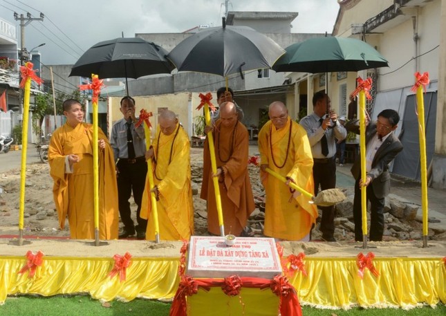 Chính thức động thổ khởi công xây dựng Tăng xá chùa Nam Thọ