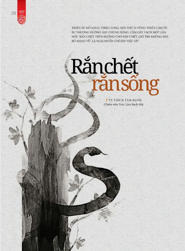 Bài trên Báo Giác Ngộ số 1289 - Thiết kế: Phòng Mỹ thuật BGN/Tống Viết Diễn