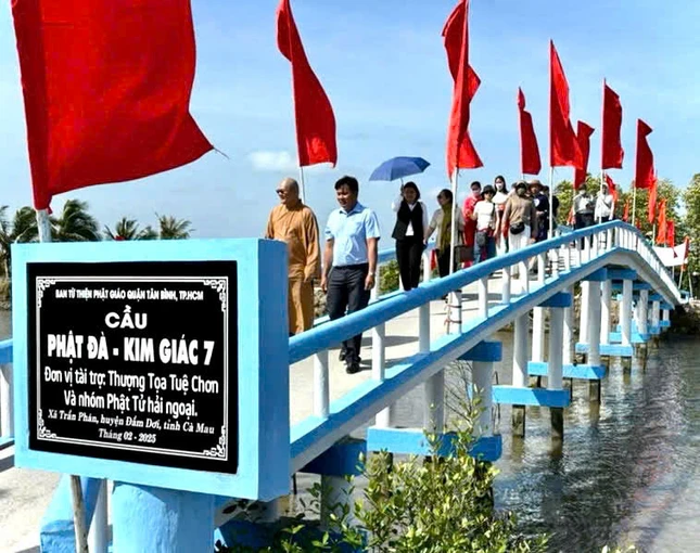 Cầu Phật Đà - Kim Giác 7 được khánh thành, đưa vào sử dụng