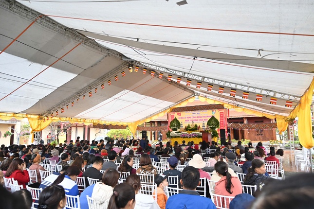 Quang cảnh buổi lễ