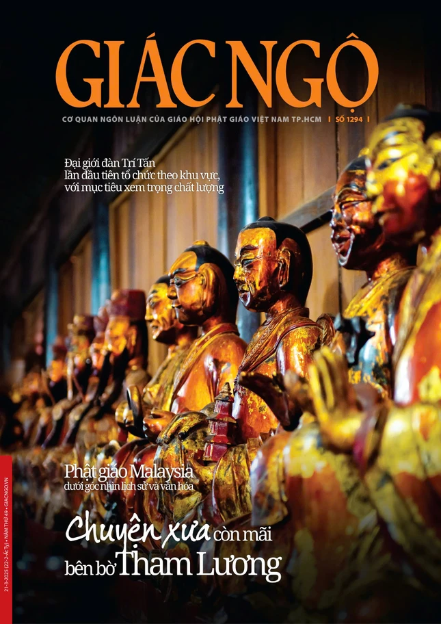Bìa Báo Giác Ngộ số 1294 - Ảnh: Đăng Huy; Mỹ thuật: Tống Viết Diễn Bìa Báo Giác Ngộ số 1294 - Ảnh: Đăng Huy; Mỹ thuật: Tống Viết Diễn