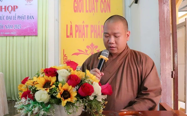 Đại đức Thích Minh Trí triển khai kế hoạch tổ chức Đại lễ Phật đản Phật đản 2569