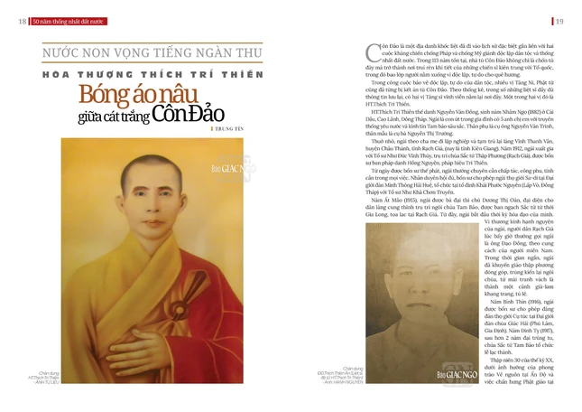 Bài trên Báo Giác Ngộ số 1291 - Thiết kế: Phòng Mỹ thuật BGN/Tống Viết Diễn