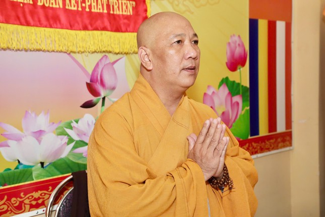 Thượng tọa Thích Giác Nguyên phát biểu chỉ đạo