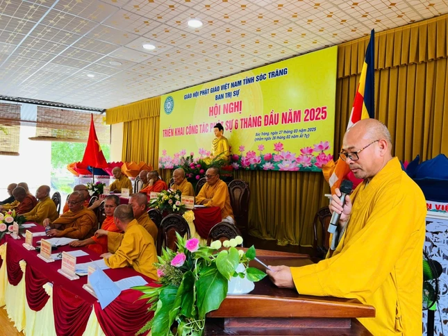 Thượng tọa Thích Định Hương triển khai Thông bạch hướng dẫn tổ chức khóa An cư kiết hạ Phật lịch 2569 của TƯGH